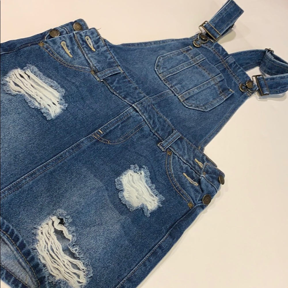 Super cute overall dress